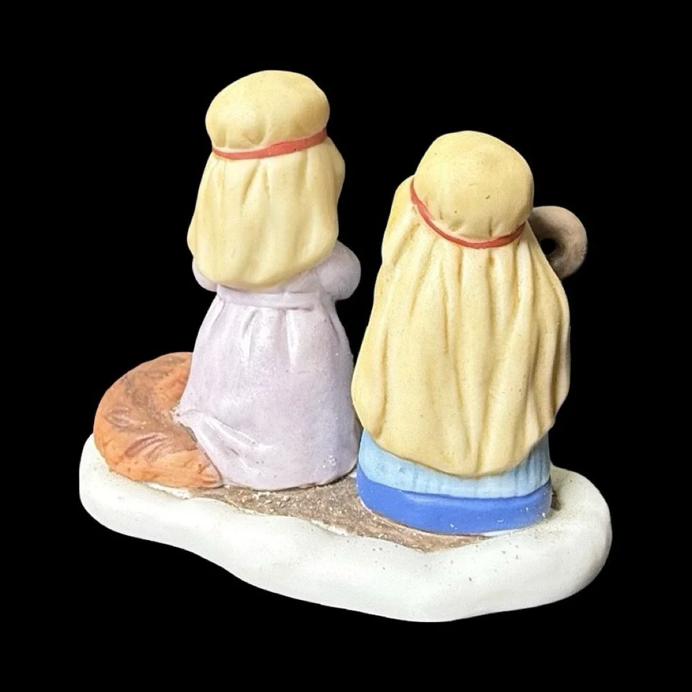 Fitz & Floyd Enchanted Forest Holiday Hamlet Poor Shepherds Figurine 1994